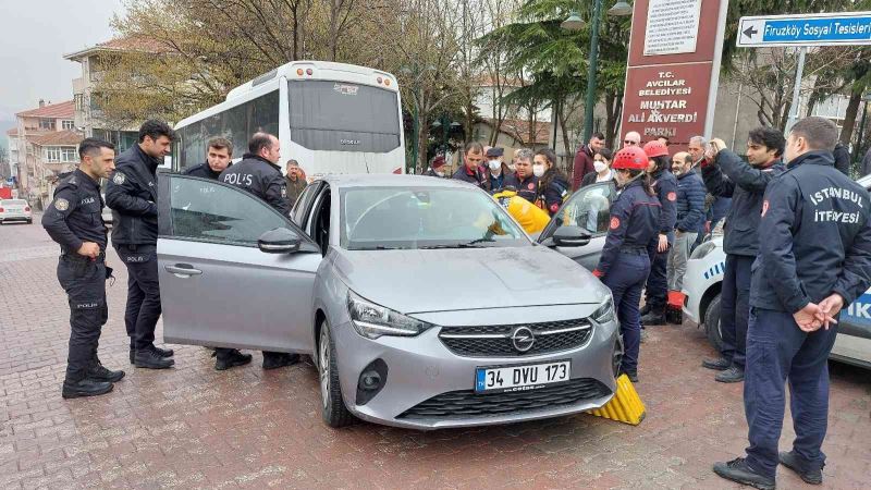 Polis ve sağlık ekiplerinin alkollü sürücüyle sınavı
