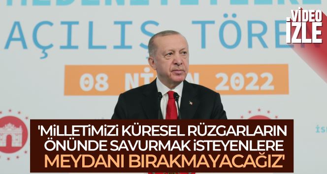 Cumhurbaşkanı Erdoğan İslam Medeniyetleri Müzesinin açılış töreninde konuştu