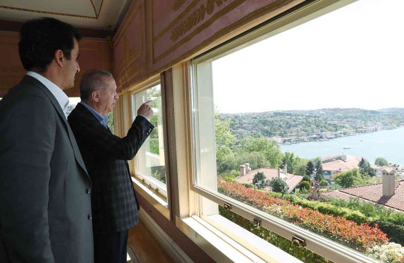Cumhurbaşkanı Erdoğan, Katar Emiri Al Sani ile görüştü
