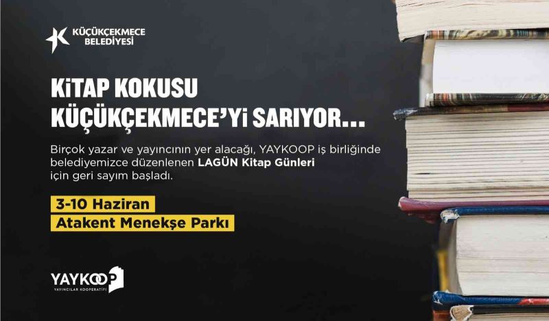 Kitap kokusu Küçükçekmece’yi sarıyor