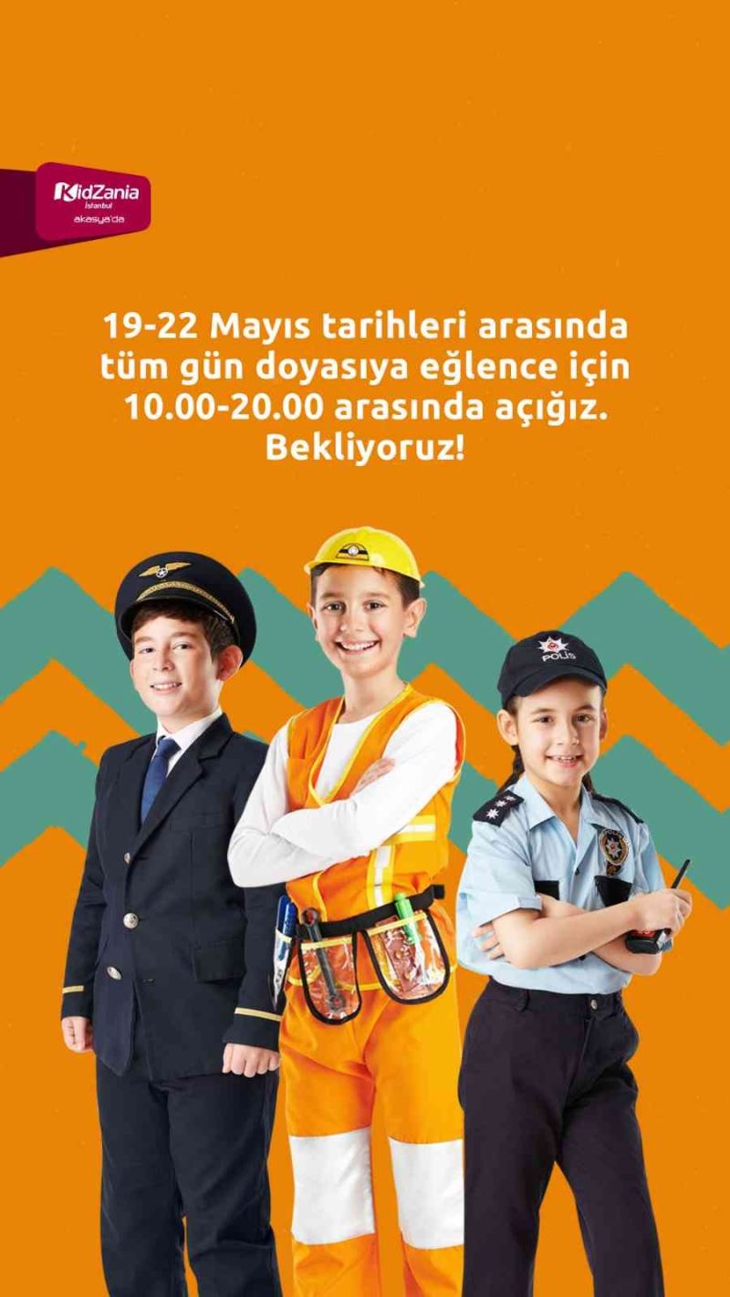 KidZania İstanbul, 19 Mayıs Atatürk’ü Anma, Gençlik ve Spor Bayramı’nı kutluyor
