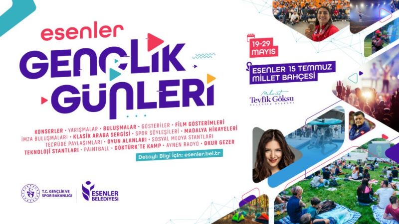 Esenler’de festival tadında gençlik günleri