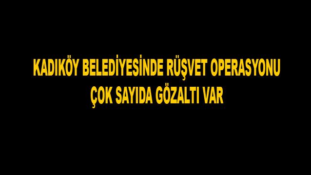 Kadıköy Belediyesi’ne “rüşvet” operasyonu: 224 şüpheli hakkında gözaltı kararı