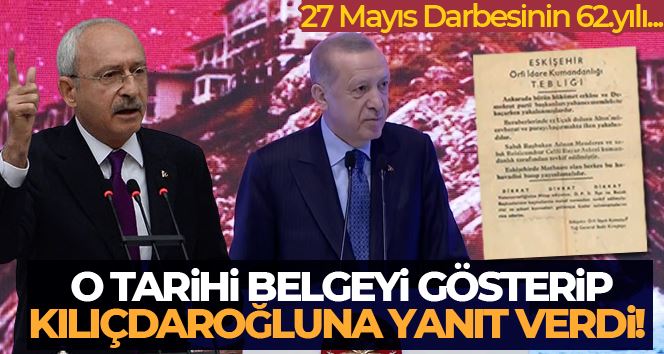 Cumhurbaşkanı Erdoğan: “Menderes’i ve arkadaşlarını darağacına gönderenlerin alınlarına çaldıkları kara leke değil 62 yıl, 600 yıl geçse de temizlenmeyecek”