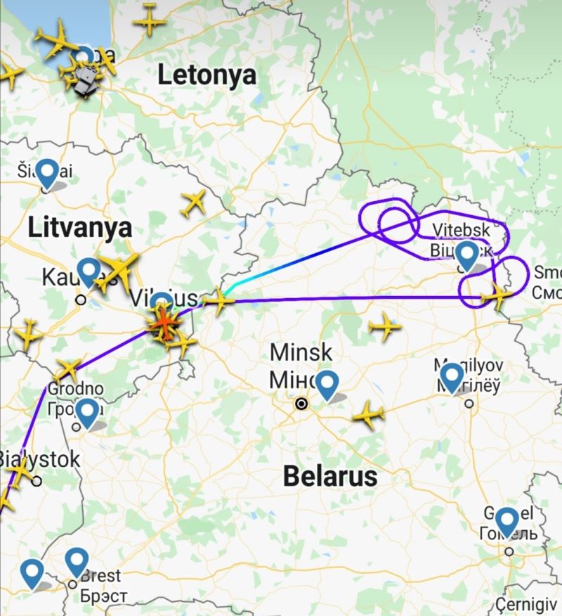 THY’nin Moskova uçağı teknik arıza nedeniyle Vilnus’a yönlendirildi
