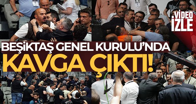 Beşiktaş kongresinde kavga