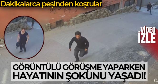 İstanbul’da kadına kapkaç şoku kamerada: Görüntülü görüşme yaparken çaldılar