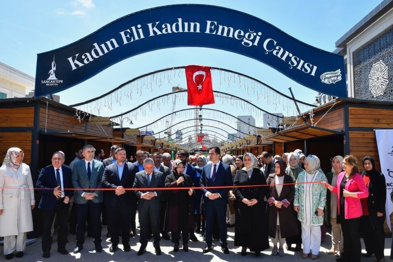 Sancaktepe’de “Kadın Eli, Kadın Emeği Çarşısı” açıldı