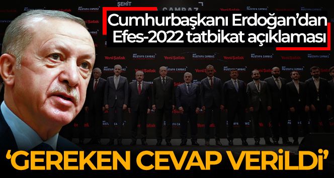   Cumhurbaşkanı Erdoğan 