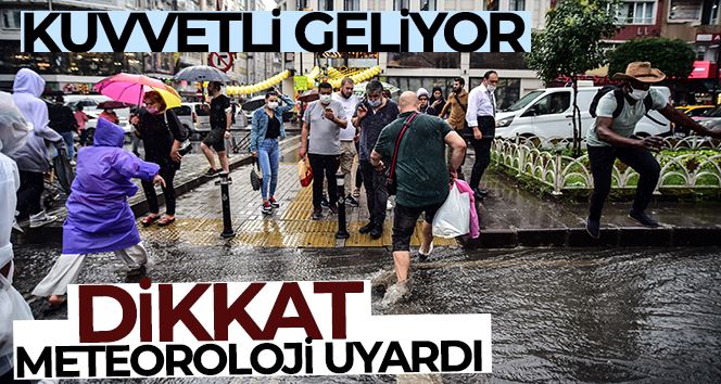 İstanbul ve birçok ile yağış uyarısı! Bugün hava nasıl olacak? 10 Haziran hava durumu