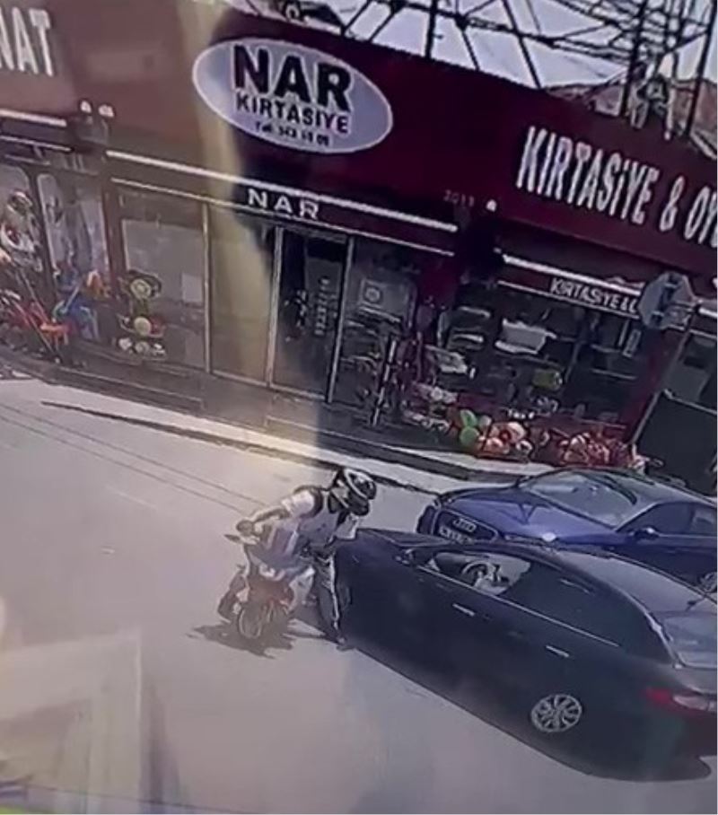 Sarıyer’de önünden geçen motosikletliye vurup yoluna devam etti