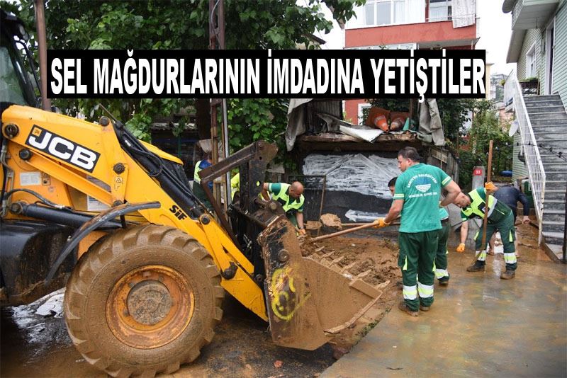 Mağdurların yardımına ekipler koştu