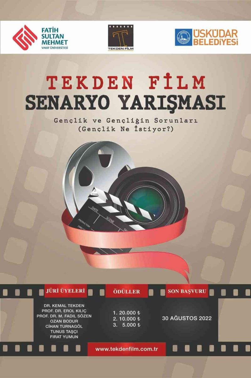 Tekden Film Senaryo Yarışması başvuruları başladı