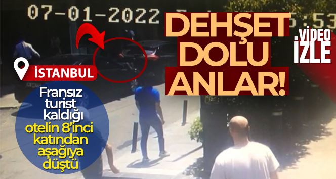 Beyoğlu’nda Fransız turist kaldığı otelin 8’inci katından aşağıya düştü
