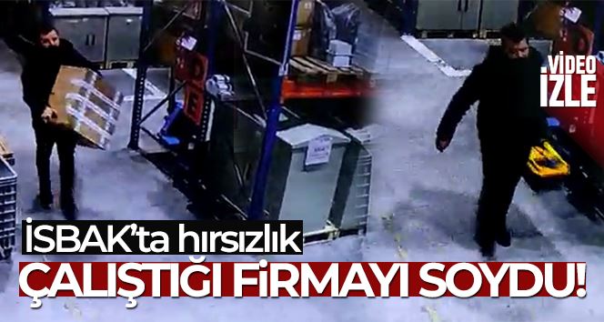 İstanbul’da İSBAK’ta hırsızlık kamerada: Çalıştığı firmayı soydu