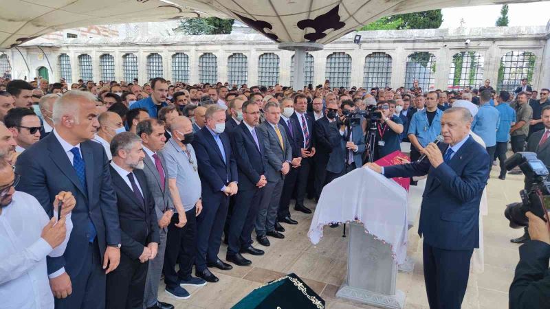 Cumhurbaşkanı Erdoğan, Fethiye Gümüşdağ’ın cenazesine katıldı