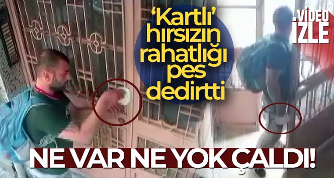 Zeytinburnu’nda soyduğu evden çıkarken ayakkabıları bile çaldı