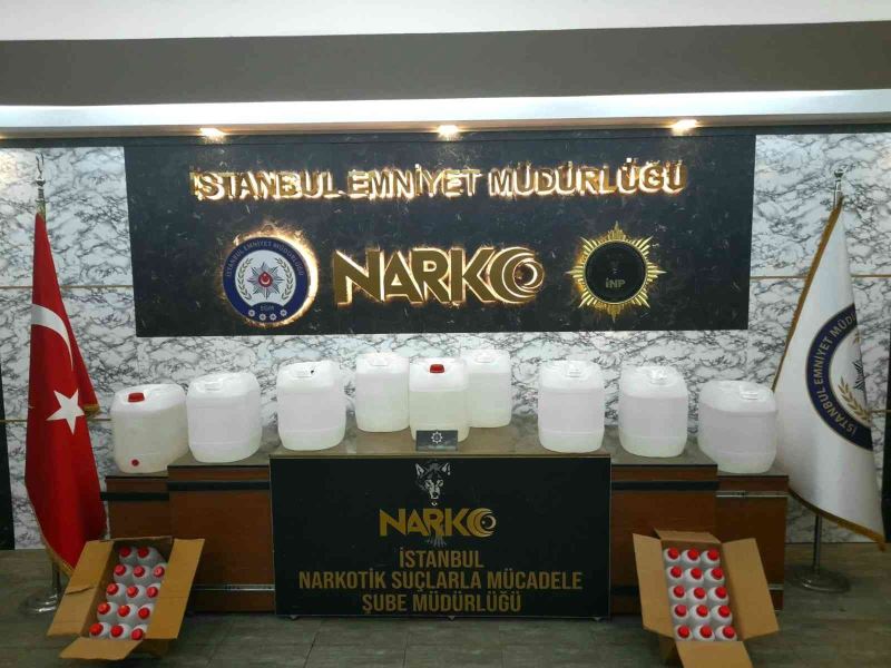 İstanbul’da yüklü miktarda uyuşturucu ele geçirildi
