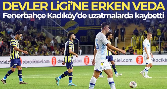 UEFA Şampiyonlar Ligi: Fenerbahçe: 1 - Dinamo Kiev: 2 (Maç sonucu)