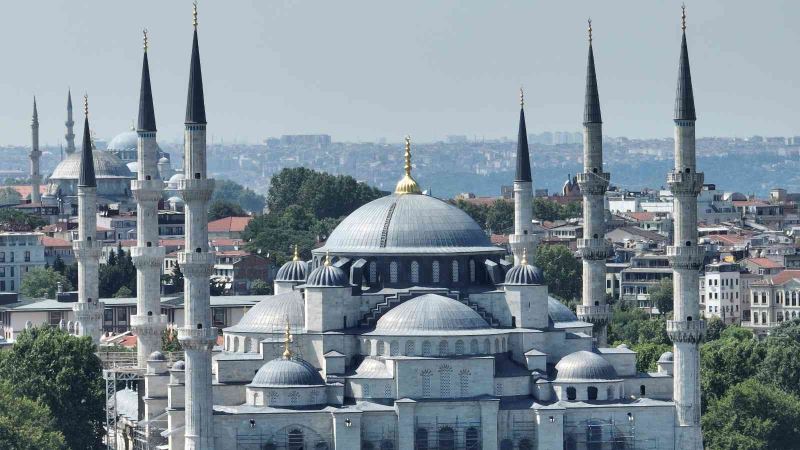Sultanahmet Camii’nin 4 minaresinin restorasyonu tamamlandı