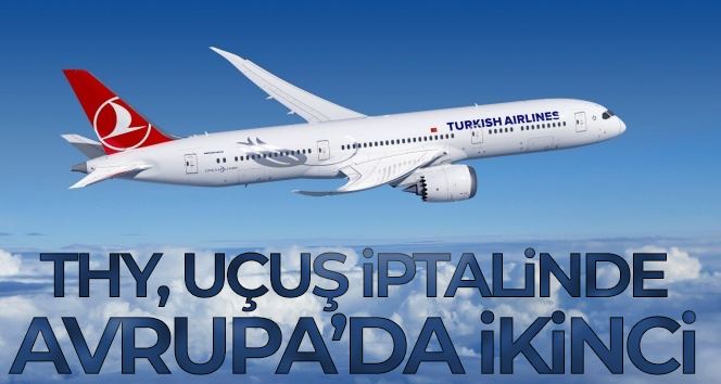 THY, uçuş iptalinde Avrupa’da ikinci