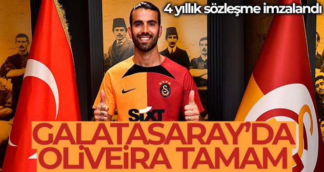 Galatasaray, Sergio Oliveira’yla 4 yıllık sözleşme imzaladı