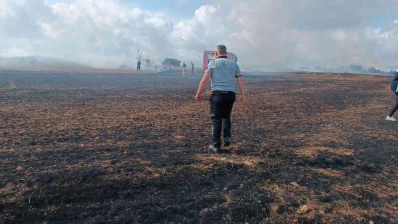İstanbul’un tarihi Şamlar köyünde korkutan yangın