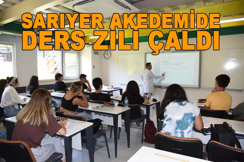 Sarıyer Akademide Dersler başladı