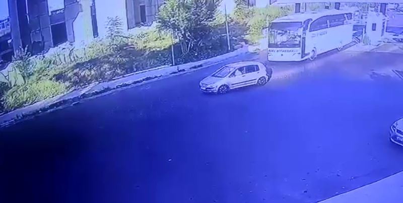 Gaziantep’te kaza yapan otobüsün İstanbul Otogarından çıkış anı kamerada