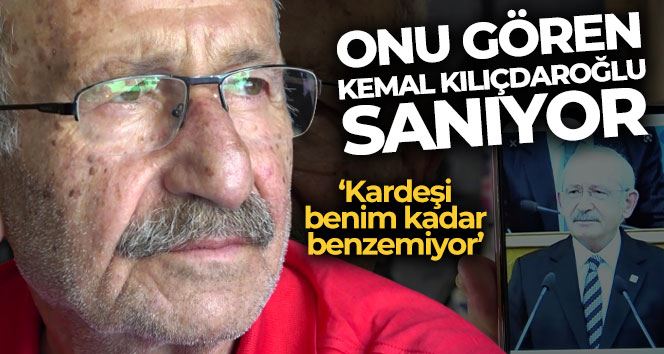 Onu gören Kemal Kılıçdaroğlu sanıyor: 