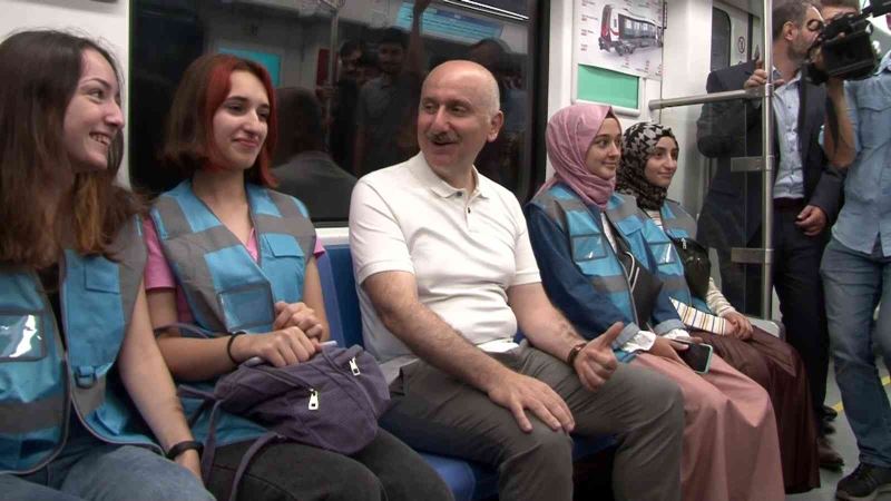Gayrettepe - İstanbul Havalimanı - Halkalı Metro hattı Metrosunda test sürücü gerçekleşti