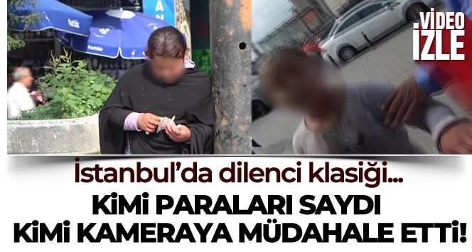 Karaköy’de dilencilere zabıta baskını
