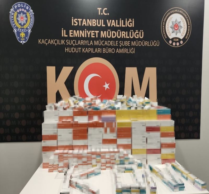 KKTC’den İstanbul’a gelen yolcuların valizlerinden kaçak tütün ürünleri çıktı