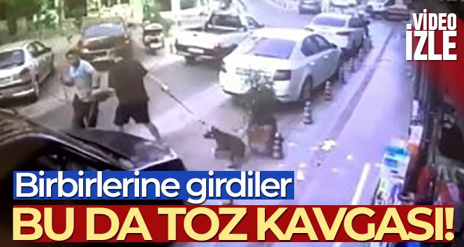 Kadıköy’de toz yumruğu: Sokak ortasında darp etti