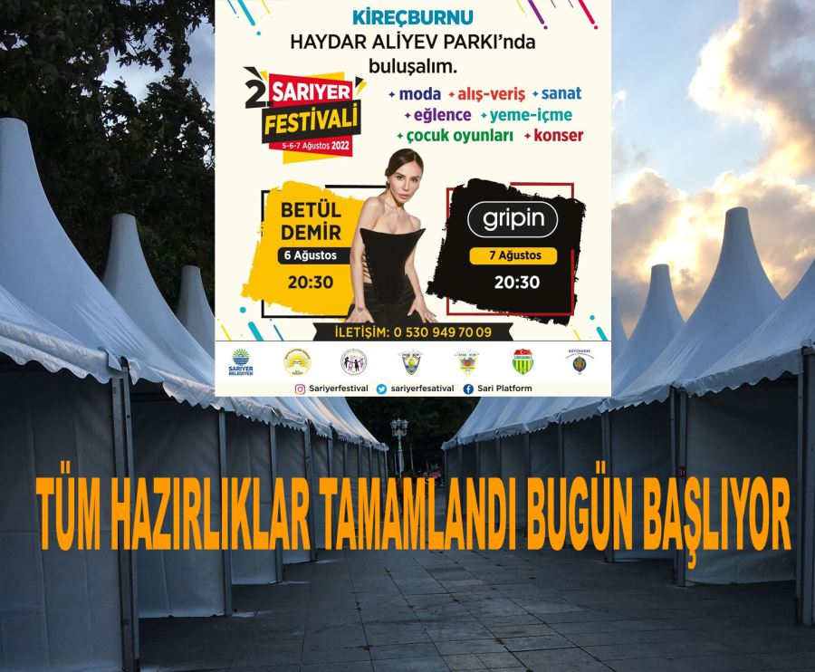 Sarıyer Festivali Başlıyor