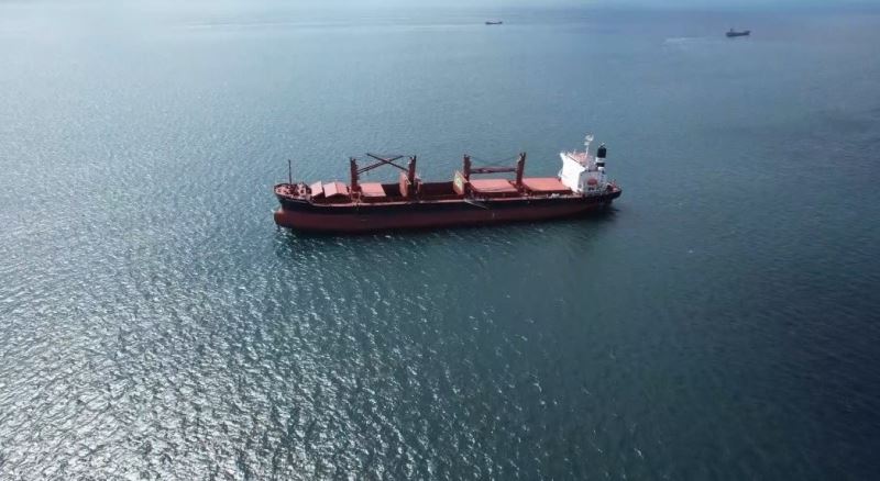 İstanbul’da kaza yapan gemiler havadan görüntülendi
