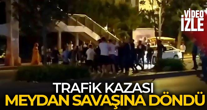 Esenyurt’ta trafik kazası meydan savaşına döndü