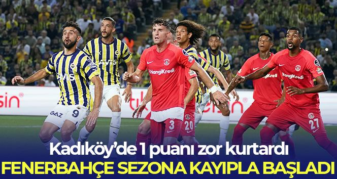 Spor Toto Süper Lig: Fenerbahçe: 3 - Ümraniyespor: 3 (Maç sonucu)