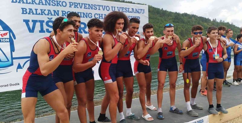 Kürek milli takımı Balkan şampiyonu oldu
