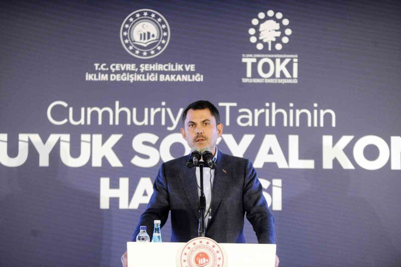 Cumhuriyet tarihinin en büyük sosyal konut hamlesine başvuru yağmuru