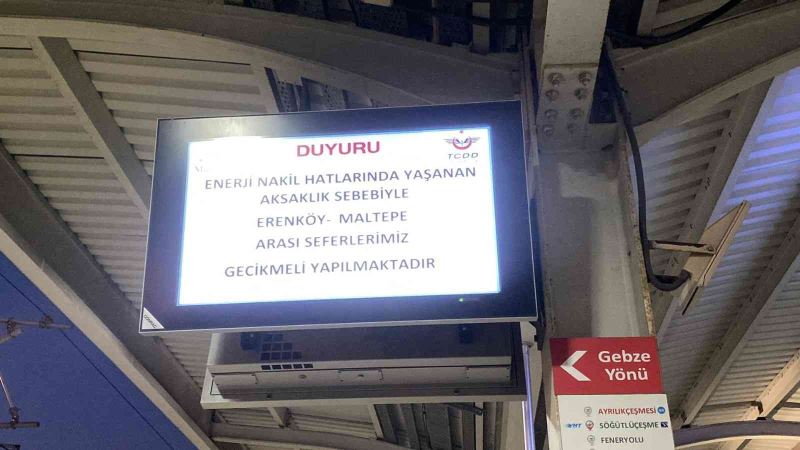 Teknik arıza sonrası Marmaray’da yoğunluk yaşandı
