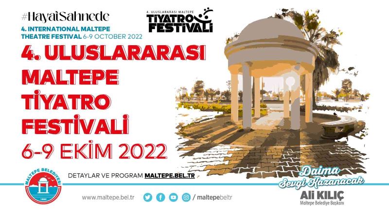 Maltepe Belediyesi’nin 4’üncü Uluslararası Tiyatro Festivali başlıyor