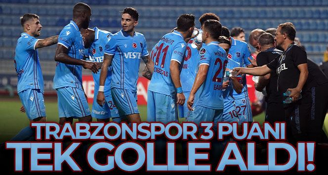 Spor Toto Süper Lig: Ümraniyespor: 0 - Trabzonspor: 1 (Maç sonucu)