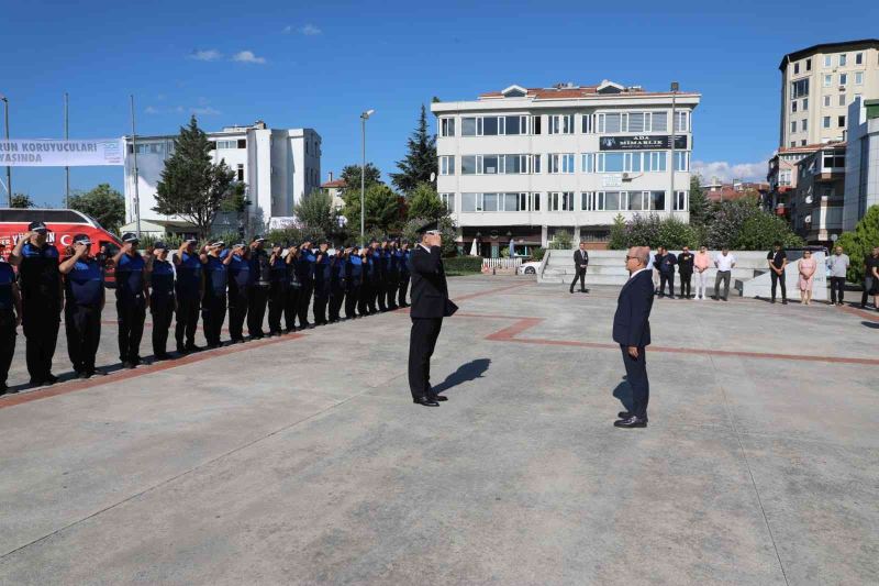 Zabıta Teşkilatı’nın 196’ıncı kuruluş yıldönümü  Büyükçekmece’de törenle kutlandı