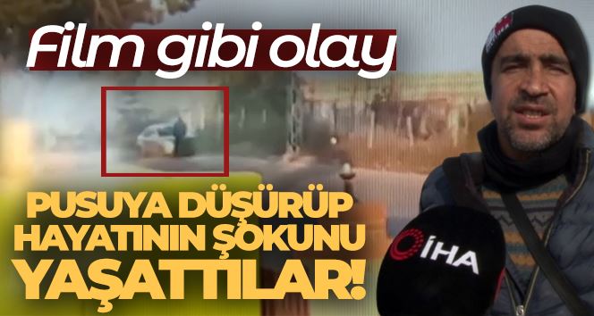 Çatalca’da gümrükteki işlemleri için yanına 40 bin TL alan vatandaş, takip edildiği kişiler tarafından gasp edildi