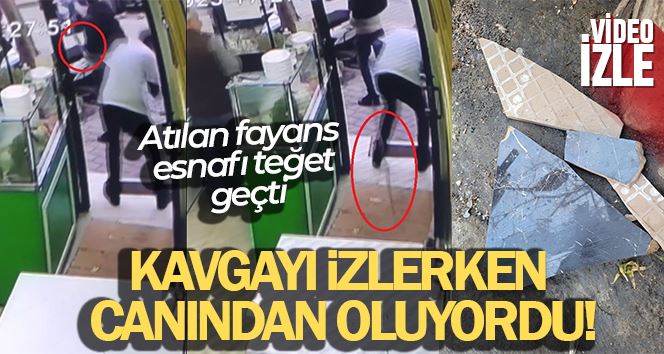 Kavgayı izlerken canından oluyordu