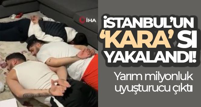 İstanbul’da “Kara” lakaplı torbacı baskınla yakalandı: Yarım milyonluk uyuşturucu çıktı