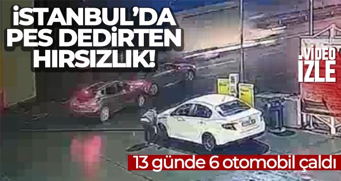 İstanbul’da pes dedirten hırsızlık: 13 günde 6 otomobil çaldı