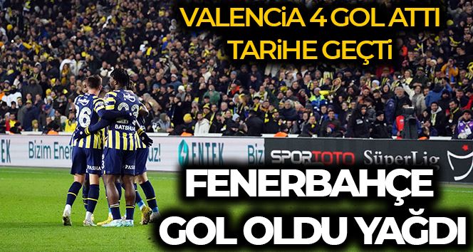 Enner Valencia 4 golle tarihe geçti!