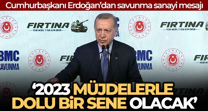 Cumhurbaşkanı Erdoğan’dan savunma sanayi mesajı: 